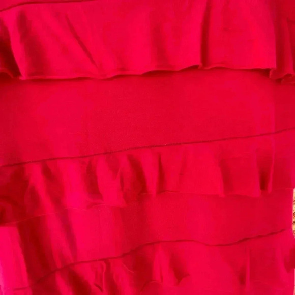 MIKO 6/$20. woman’s hot pink sleeveless tiered dress small - Picture 4 of 10